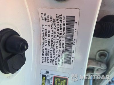 Zdjęcie 12 z 12 samochodu: 2014 HONDA INSIGHT VIN:JHMZE2H3XES002013 - miniatura