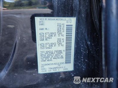 Zdjęcie 12 z 12 samochodu: 2012 NISSAN ARMADA PLATINUM VIN:5N1AA0NE3CN611195 - miniatura