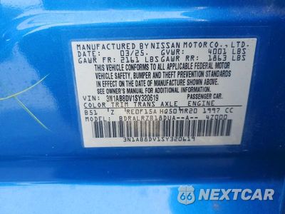 Zdjęcie 12 z 12 samochodu: 2025 NISSAN SENTRA SR VIN:3N1AB8DV1SY320619 - miniatura