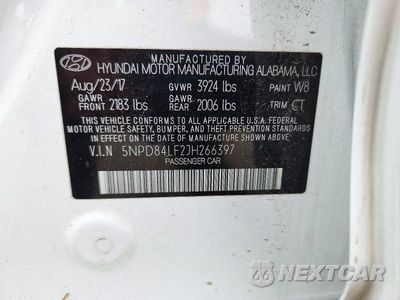 Zdjęcie 12 z 12 samochodu: 2018 HYUNDAI ELANTRA SEL VIN:5NPD84LF2JH266397 - miniatura