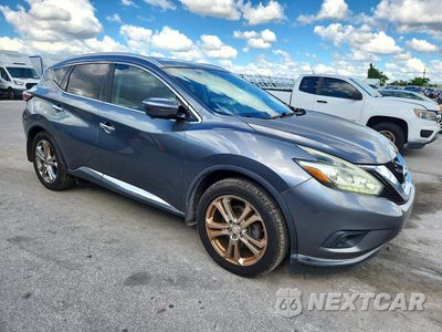 Czwarte zdjęcie samochodu z boku: 2016 NISSAN MURANO PLATINUM VIN:5N1AZ2MG9GN140084 - miniatura