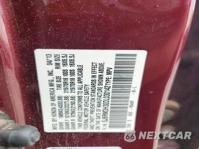 Zdjęcie 14 z 14 samochodu: 2013 HONDA CR-V LX VIN:5J6RM3H30DL030142 - miniatura