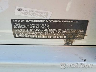 Zdjęcie 13 z 13 samochodu: 2018 BMW 320 I VIN:WBA8A9C50JAH12273 - miniatura