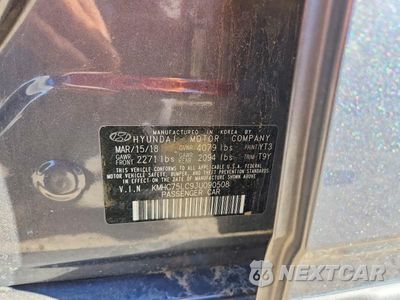Zdjęcie 13 z 13 samochodu: 2018 HYUNDAI IONIC VIN:KMHC75LC9JU090508 - miniatura