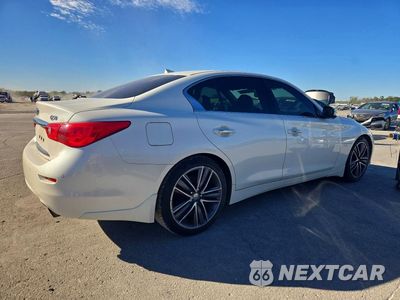 Trzecie zdjęcie samochodu z tyłu: 2017 INFINITI Q50 3.0T PREMIUM VIN:JN1EV7AP3HM735073 - miniatura