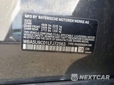 Zdjęcie 13 z 13 samochodu: 2020 BMW M340XI VIN:WBA5U9C01LFJ72563 - miniatura