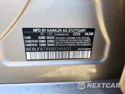 Zdjęcie 12 z 12 samochodu: 2008 MERCEDES-BENZ E 350 4MATIC VIN:WDBUF87X48B346603 - miniatura