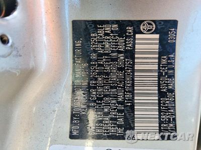 Zdjęcie 13 z 13 samochodu: 2017 TOYOTA CAMRY LE VIN:4T1BF1FK6HU347757 - miniatura