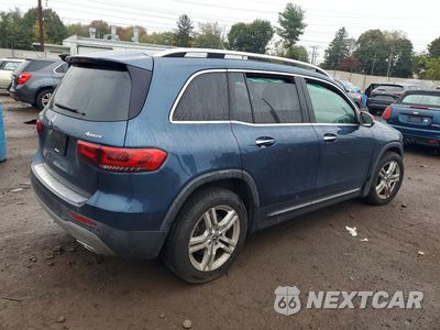 Trzecie zdjęcie samochodu z tyłu: 2020 MERCEDES-BENZ GLB 250 4MATIC VIN:W1N4M4HB7LW043702 - miniatura