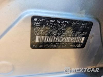 Zdjęcie 12 z 12 samochodu: 2015 MITSUBISHI MIRAGE DE VIN:ML32A3HJ4FH036257 - miniatura