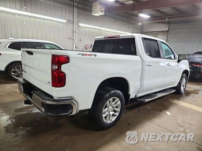 Trzecie zdjęcie samochodu z tyłu: 2024 CHEVROLET SILVERADO K1500 LT VIN:1GCPDDEK9RZ317997 - miniatura
