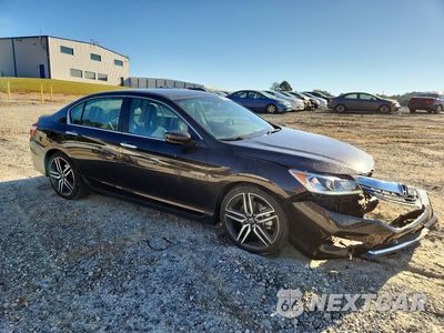 Czwarte zdjęcie samochodu z boku: 2016 HONDA ACCORD SPORT VIN:1HGCR2F57GA085765 - miniatura