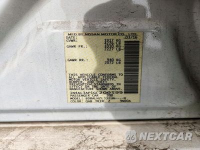 Zdjęcie 13 z 13 samochodu: 2016 NISSAN ALTIMA 2.5 SR VIN:1N4AL3AP1GC200599 - miniatura