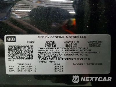 Zdjęcie 13 z 13 samochodu: 2023 GMC YUKON XL DENALI VIN:1GKS2JKT7PR167076 - miniatura