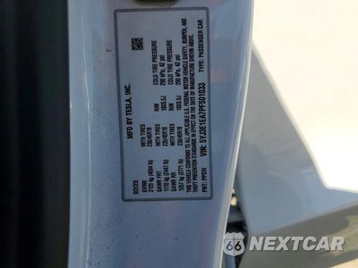 Zdjęcie 12 z 12 samochodu: 2023 TESLA MODEL 3 VIN:5YJ3E1EA7PF501033 - miniatura