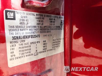 Zdjęcie 13 z 13 samochodu: 2015 CHEVROLET CAPTIVA LTZ VIN:3GNAL4EK0FS525470 - miniatura