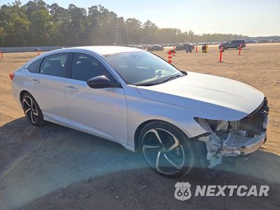 Czwarte zdjęcie samochodu z boku: 2021 HONDA ACCORD SPORT VIN:1HGCV1F3XMA063212 - miniatura
