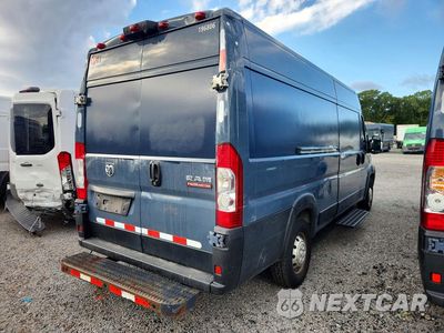 Trzecie zdjęcie samochodu z tyłu: 2020 RAM PROMASTER 3500 DELIVERY VAN VIN:3C6URVJG7LE136399 - miniatura