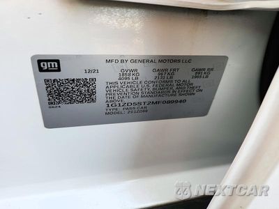 Zdjęcie 12 z 12 samochodu: 2021 CHEVROLET MALIBU LT VIN:1G1ZD5ST2MF089940 - miniatura