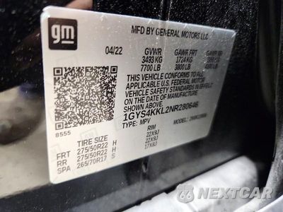Zdjęcie 13 z 13 samochodu: 2022 CADILLAC ESCALADE ESV PREMIUM LUXURY VIN:1GYS4KKL2NR280646 - miniatura