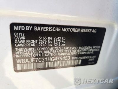 Zdjęcie 12 z 12 samochodu: 2017 BMW 540 XI VIN:WBAJE7C31HG479453 - miniatura