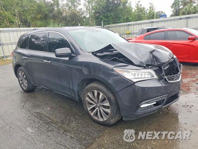 Czwarte zdjęcie samochodu z boku: 2016 ACURA MDX TECHNOLOGY VIN:5FRYD4H48GB040522 - miniatura