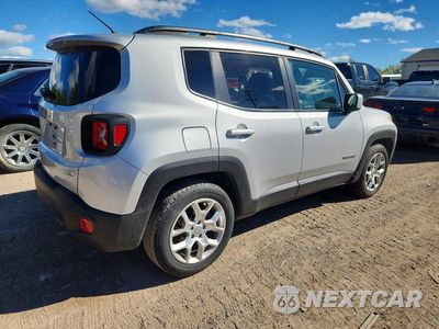 Trzecie zdjęcie samochodu z tyłu: 2016 JEEP RENEGADE LATITUDE VIN:ZACCJABT0GPC51533 - miniatura
