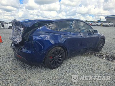 Trzecie zdjęcie samochodu z tyłu: 2022 TESLA MODEL Y VIN:7SAYGDEF3NF531062 - miniatura