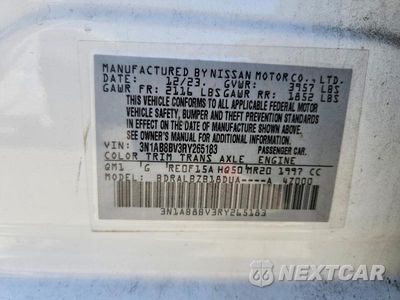 Zdjęcie 12 z 12 samochodu: 2024 NISSAN SENTRA S VIN:3N1AB8BV3RY265183 - miniatura