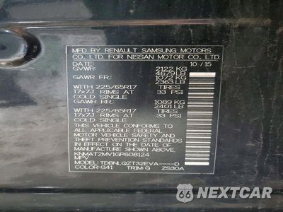 Zdjęcie 13 z 13 samochodu: 2016 NISSAN ROGUE SV VIN:KNMAT2MV1GP608124 - miniatura