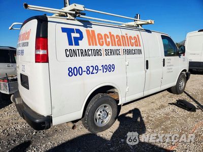 Trzecie zdjęcie samochodu z tyłu: 2019 CHEVROLET EXPRESS G2500 VIN:1GCWGAFG8K1207815 - miniatura