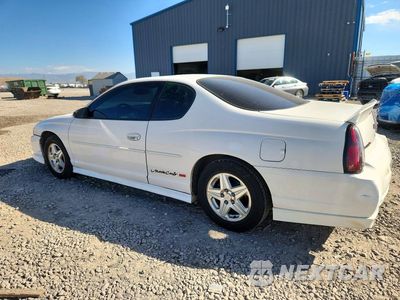 Drugie zdjęcie samochodu z przodu: 2001 CHEVROLET MONTE CARLO SS VIN:2G1WX15K919285481 - miniatura
