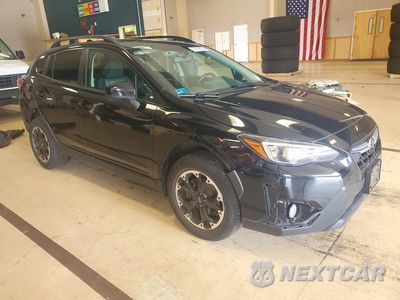Czwarte zdjęcie samochodu z boku: 2021 SUBARU CROSSTREK PREMIUM VIN:JF2GTAEC7M8343685 - miniatura