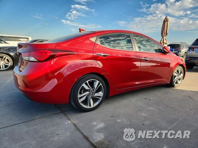 Trzecie zdjęcie samochodu z tyłu: 2016 HYUNDAI ELANTRA LIMITED VIN:KMHDH4AE9GU620291 - miniatura