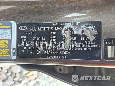 Zdjęcie 12 z 12 samochodu: 2017 KIA FORTE LX VIN:3KPFK4A79HE035050 - miniatura