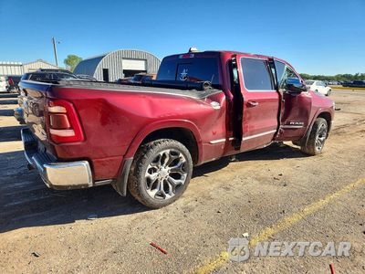 Trzecie zdjęcie samochodu z tyłu: 2019 RAM 1500 LIMITED VIN:1C6SRFPT6KN523876 - miniatura