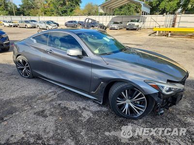 Czwarte zdjęcie samochodu z boku: 2017 INFINITI Q60 PREMIUM VIN:JN1EV7EK8HM360828 - miniatura