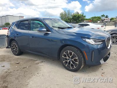 Czwarte zdjęcie samochodu z boku: 2026 BMW X3 30 XDRIVE VIN:5UX53GP07T9567736 - miniatura
