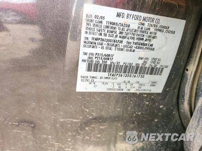 Zdjęcie 12 z 12 samochodu: 2005 FORD FIVE HUNDRED SE VIN:1FAFP26135G161738 - miniatura