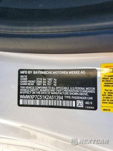 Zdjęcie 12 z 12 samochodu: 2019 MINI COOPER S VIN:WMWXP7C51K2A51394 - miniatura