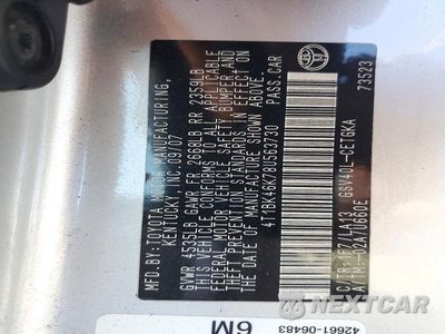 Zdjęcie 12 z 12 samochodu: 2008 TOYOTA CAMRY XLE V6 VIN:4T1BK46K78U563730 - miniatura