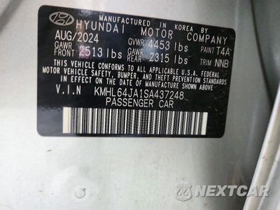 Zdjęcie 13 z 13 samochodu: 2025 HYUNDAI SONATA SEL VIN:KMHL64JA1SA437248 - miniatura