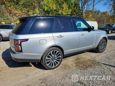 Trzecie zdjęcie samochodu z tyłu: 2019 LAND ROVER RANGE ROVER HSE VIN:SALGS2SV8KA525553 - miniatura
