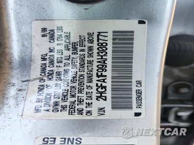 Zdjęcie 13 z 13 samochodu: 2010 HONDA CIVIC EXL VIN:2HGFA1F99AH308771 - miniatura