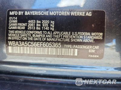 Zdjęcie 12 z 12 samochodu: 2014 BMW 328 I VIN:WBA3A5C56EF605365 - miniatura