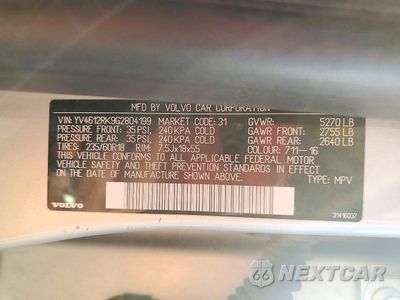 Zdjęcie 13 z 13 samochodu: 2016 VOLVO XC60 T5 PREMIER VIN:YV4612RK9G2804199 - miniatura