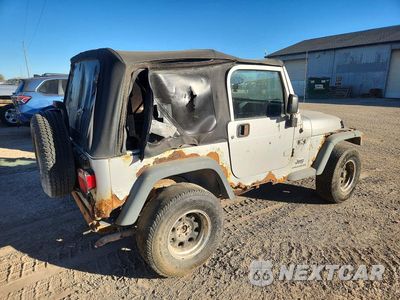 Trzecie zdjęcie samochodu z tyłu: 2006 JEEP WRANGLER X VIN:1J4FA39S26P787637 - miniatura