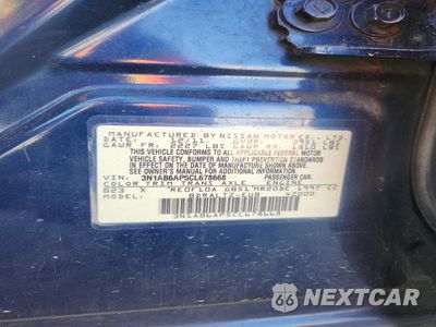 Zdjęcie 12 z 12 samochodu: 2012 NISSAN SENTRA 2.0 VIN:3N1AB6AP5CL678668 - miniatura