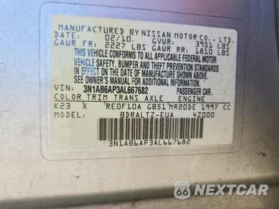Zdjęcie 12 z 12 samochodu: 2010 NISSAN SENTRA 2.0 VIN:3N1AB6AP3AL667682 - miniatura