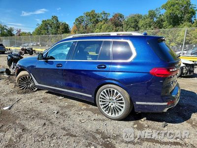Drugie zdjęcie samochodu z przodu: 2020 BMW X7 XDRIVE40I VIN:5UXCW2C05L9B11552 - miniatura